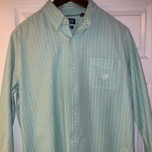 Chaps long sleeve dress shirt. Stretch material